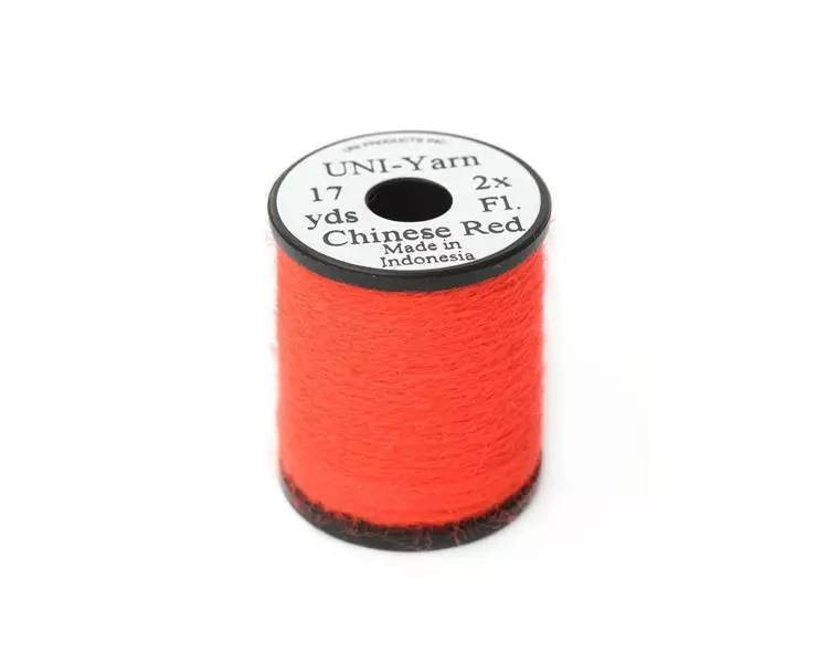 Uni Yarn Chinese Red 3 Uni Yarn Chinese Red