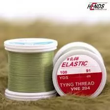 Elastic Tying Thread 204 – Olive