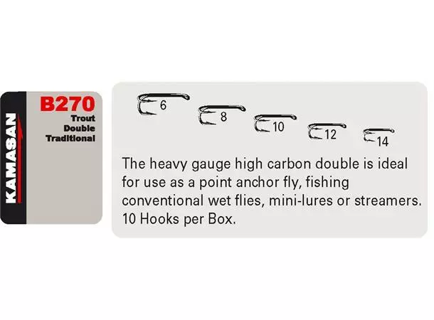 Kamasan B270 Trout Double 4 Kamasan B270 Trout Double - Bilde 2